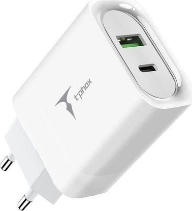 Picture of Ładowarka T-Phox ŁAD SIEC T-PHOX STUDY SERIES T-PP07 47W USB/USB-C WHITE