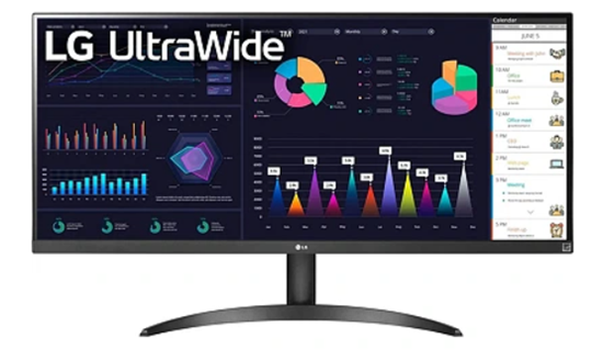 Picture of LCD Monitor|LG|34WQ500-B|34"|Business/21 : 9|Panel IPS|2560x1080|21:9|100hz|Matte|5 ms|Tilt|Colour Black|34WQ500-B