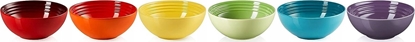 Picture of le creuset Le Creuset Signature Cereal Bowls Set of 6 Stoneware 16cm rainbow (79286168359006)