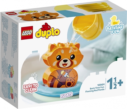 Attēls no LEGO Duplo Zabawa w kąpieli: pływająca czerwona panda (10964)