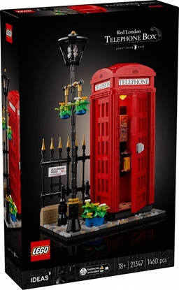 Изображение LEGO Ideas Czerwona londyńska budka telefoniczna (21347)