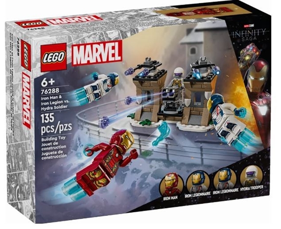 Picture of LEGO Marvel Iron Man i Iron Legion kontra żołnierz Hydry (76288)