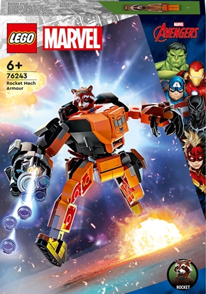 Изображение LEGO Marvel Mechaniczna zbroja Rocketa (76243)