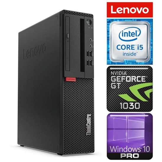 Изображение LENOVO M910S SFF i5-6500 16GB 1TB SSD M.2 NVME GT1030 2GB DVD WIN10Pro