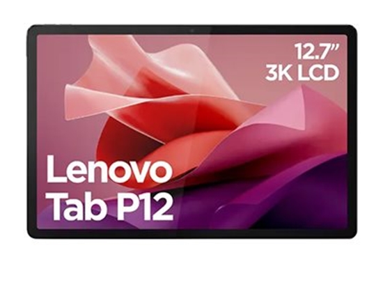 Picture of Lenovo Tab | P12 TB370FU | 12.7 " | Storm Grey | 2944 x 1840 pixels | MediaTek Dimensity 7050 | 8 GB | Soldered LPDDR4x | 256 GB | Wi-Fi | Front camera | 13 MP | Rear camera | 8 MP | Bluetooth | 5.1 | Android | 13 | Warranty 24 month(s)