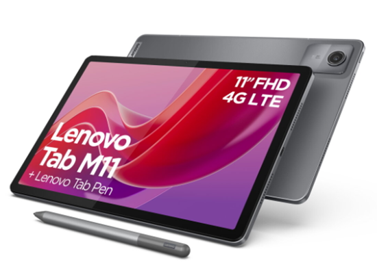 Picture of Lenovo Tab | M11 TB330XU | 11 " | Luna Grey | 1920 x 1200 pixels | MediaTek | Helio G88 | 8 GB | Soldered LPDDR4x | 128 GB | 3G | 4G | Wi-Fi | Front camera | 8 MP | Rear camera | 8 MP | Bluetooth | 5.1 | Android | 13 | Warranty 24 month(s)