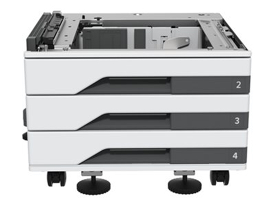 Picture of Lexmark CX93x, MX93x 3 x 520-Sheet Tray with Caster | Lexmark | Media tray / feeder - 1560 sheets