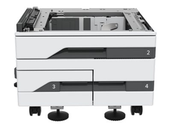 Picture of Lexmark CX93x/MX93x 2520-Sheet Tandem Tray with Caster | Lexmark | Media tray / feeder - 2520 sheets