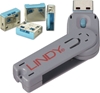 Picture of Lindy USB Port Locks 4x Blue+Key