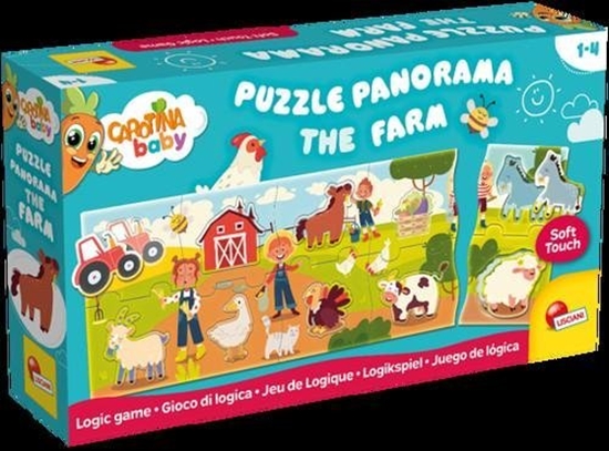 Picture of Lisciani Układanka Carotina Baby Puzzle panorama - Farma