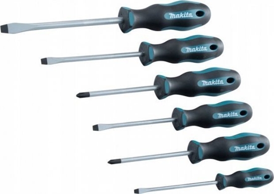 Изображение Makita ZESTAW WKRÄTAKÃW 6 SZT. SL + PH