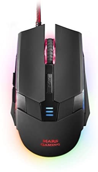 Picture of Mars Gaming MM116 Gaming Mouse with 7 LED RGB Colors 3200 DPI USB