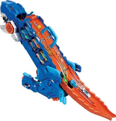 Attēls no Mattel Hot Wheels City T-Rex Mega Transporter Zestaw - HNG50