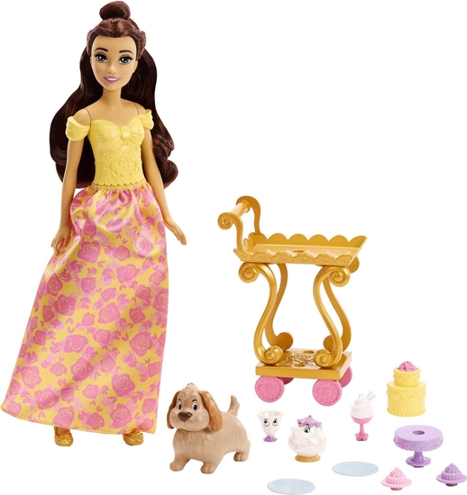 Picture of Mattel Lalka Disney Princess Bella i w?zek z podwieczorkiem