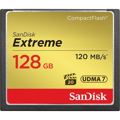 Picture of MEMORY COMPACT FLASH 128GB/SDCFXSB-128G-G46 SANDISK