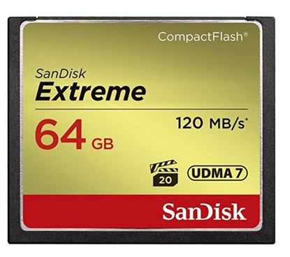 Picture of MEMORY COMPACT FLASH 64GB/SDCFXSB-064G-G46 SANDISK