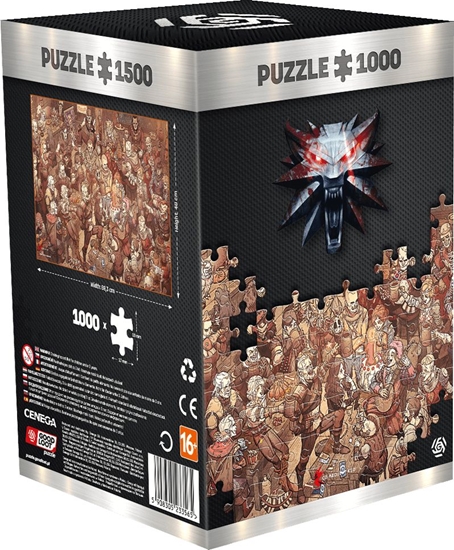 Изображение Merch The Witcher (Wiedźmin): Birthday puzzles 1000