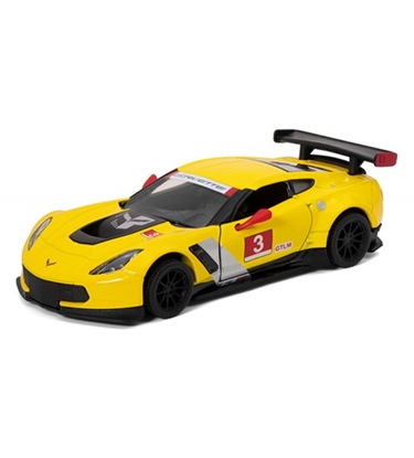 Attēls no Metāla auto modelis 2016 Corvette C7.R Race Car 1:36 kastē KT5397W