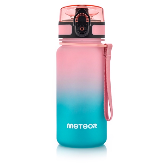 Изображение Meteor ūdens pudele 350 ml pink/turquoise