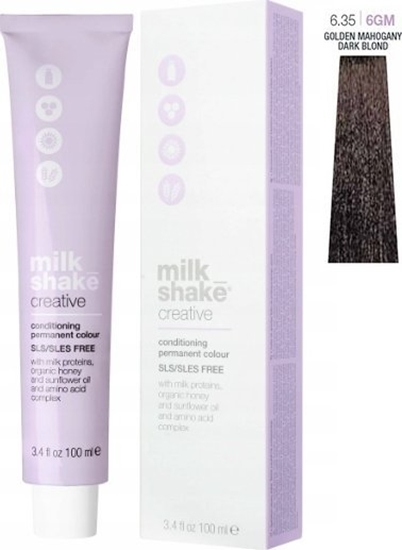 Picture of Milk Shake Milk Shake, Creative, SLS/SLES-Free, Permanent Hair Dye, 6.356GM Havana Roast, 100 ml For Women