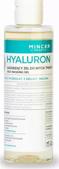 Picture of Mincer Hyaluron 405 Łagodzący żel do mycia twarzy 200ml