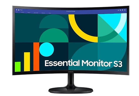 Picture of Monitor 24 cale S36GD VA 1920x1080 FHD 16:9 1xD-sub 1xHDMI 4 ms 100Hz zakrzywiony  1800R 2Yd2d (LS24D360GAUXEN)