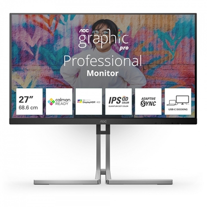 Изображение Monitor Q27U3CV 27 cali IPS QD HDMI DP USB-C RJ45 KVM 