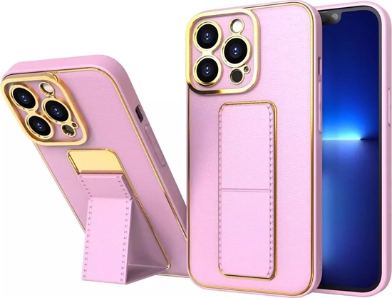 Изображение New Kickstand Case etui do Samsung Galaxy A13 5G z podstawką różowy