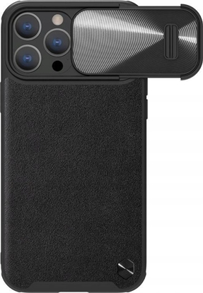 Picture of Nillkin NILLKIN CAMSHIELD LEATHER S IPHONE 14 PRO MAX, BLACK / CZARNY