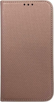 Picture of NO NAME Etui Smart Magnet book Xiaomi 12C różowo-złoty/rose gold