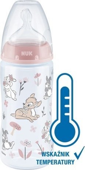 Picture of NUK 418696 BUTELKA 300ML WSKAŹNIK TEMPERATURY  DISNEY BAMBI 526288, 741486