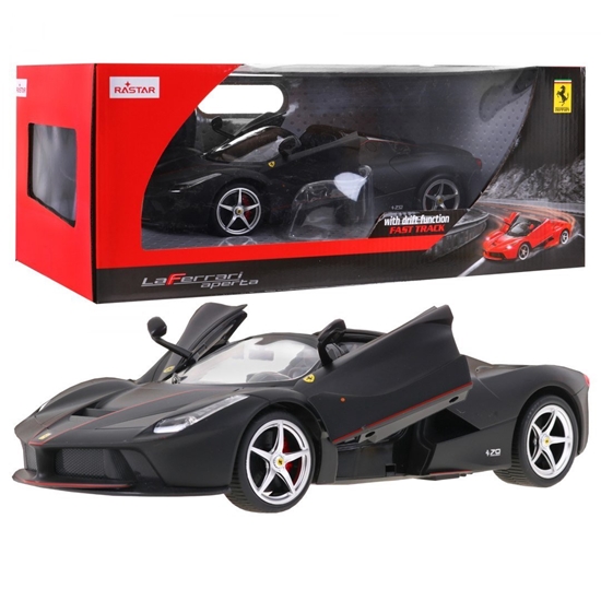 Изображение Nuotoliniu būdu valdomas automobilis Ferrari LaFerrari Aperta, juodas