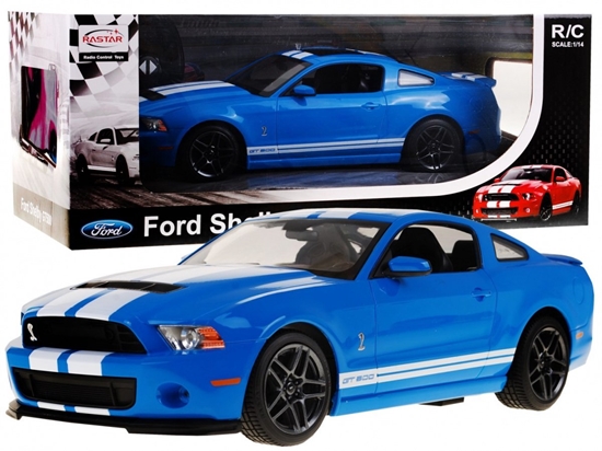 Picture of Nuotoliniu būdu valdomas automobilis Ford Shelby Mustang GT500, 1:14, mėlynas