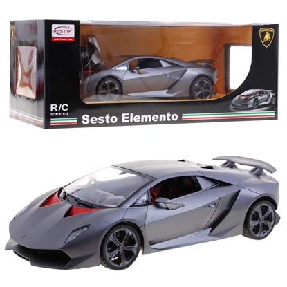 Attēls no Nuotoliniu būdu valdomas automobilis Lamborghini Sesto Elemento, 1:14, sidabrinis