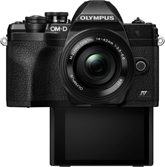 Picture of Olympus OM-D E-M10 Mark IV Kit + 14-42 Pancake Zoom black