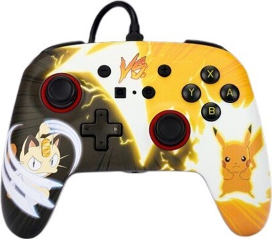 Изображение Pad PowerA PowerA SWITCH Pad przewodowy Enhanced Pokemon Pikachu vs. Meowth