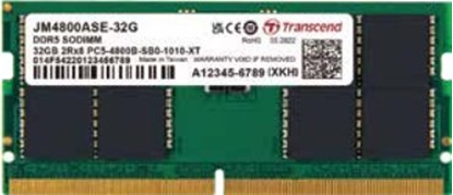 Attēls no Pamięć do laptopa Transcend Transcend JetRam SO-DIMM 16GB, DDR5-4800, CL40, on-die ECC