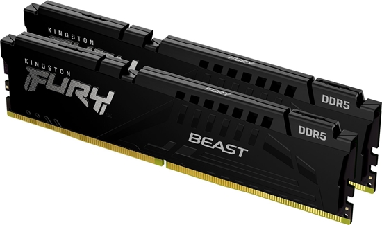 Изображение Pamięć Kingston Fury Beast, DDR5, 64 GB, 5200MHz, CL36 (KF552C36BBEK2-64)