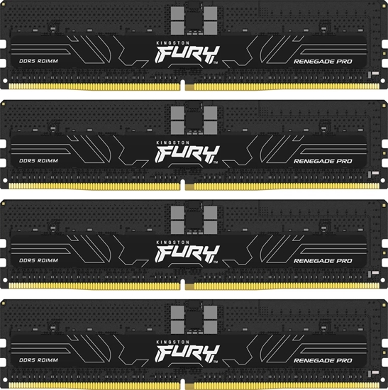 Picture of Pamięć Kingston Fury Renegade Pro, DDR5, 64 GB, 6000MHz, CL32 (KF560R32RBEK4-64)