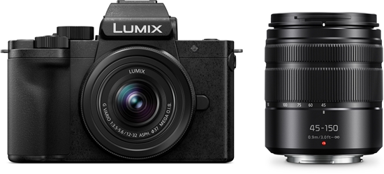 Picture of Panasonic Lumix DC-G100D black + H-FS 12-32 + H-FS 45-150 E