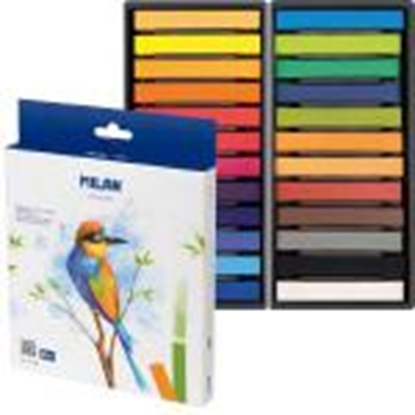 Attēls no Pasteļkrītiņi SOFT PASTELS 24 krāsas Milan