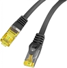 Picture of Patchcord kat.6a S/FTP LSZH CU 0.5m fluke passed czarny