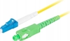 Picture of Patchcord światłowodowy sm lc/upc-sc/apc simplex 3.0mm lsh g657a1 1m żółty