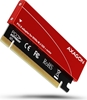 Picture of PCEM2-S Adapter wewnętrzny PCIe x16, 1x M.2 NVMe M-key slot aluminiowa osłona