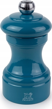 Изображение Peugeot Bistro pepper mill 10 cm pacific blue lacquered wood