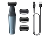 Изображение Philips 3000 series showerproof body groomer BG3027/05 Skin friendly shaver 3 click-on combs, 60mins cordless use/1h charge.