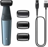 Изображение Philips 3000 series showerproof body groomer BG3027/05 Skin friendly shaver 3 click-on combs, 60mins cordless use/1h charge.