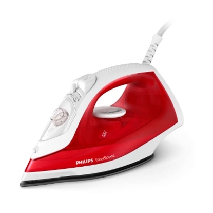 Attēls no Philips EasySpeed Steam iron GC1742/40 2000W, Non Stick, CoS 25g, SOS 90g, Calc Clean, 220ml, Red/Damaged package