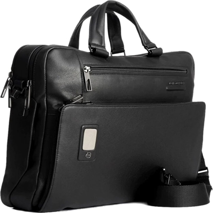 Изображение Piquadro Piquadro, Akron, Leather, Briefcase, With Ipad Compartment, CA5109AO/N, Black, For Men For Men