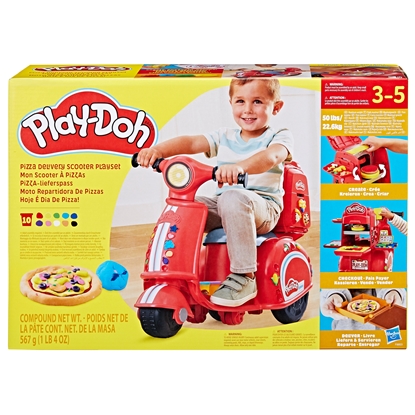 Attēls no Play-Doh PLAY-DOH playset Pizza delivery scooter 49 cm